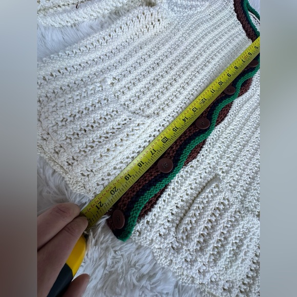 Anthropologie Women’s Elsie Open Button Up Knit Caridgan Size Small - Picture 13 of 13